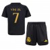 Real Madrid Vinicius Junior #7 Tredjedraktsett Barn 2023-24 Korte ermer (+ Korte bukser)